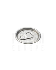 55 mm aluminium full open lid with pull ring, top view