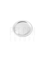 55 mm aluminium full open lid without pull ring, top view