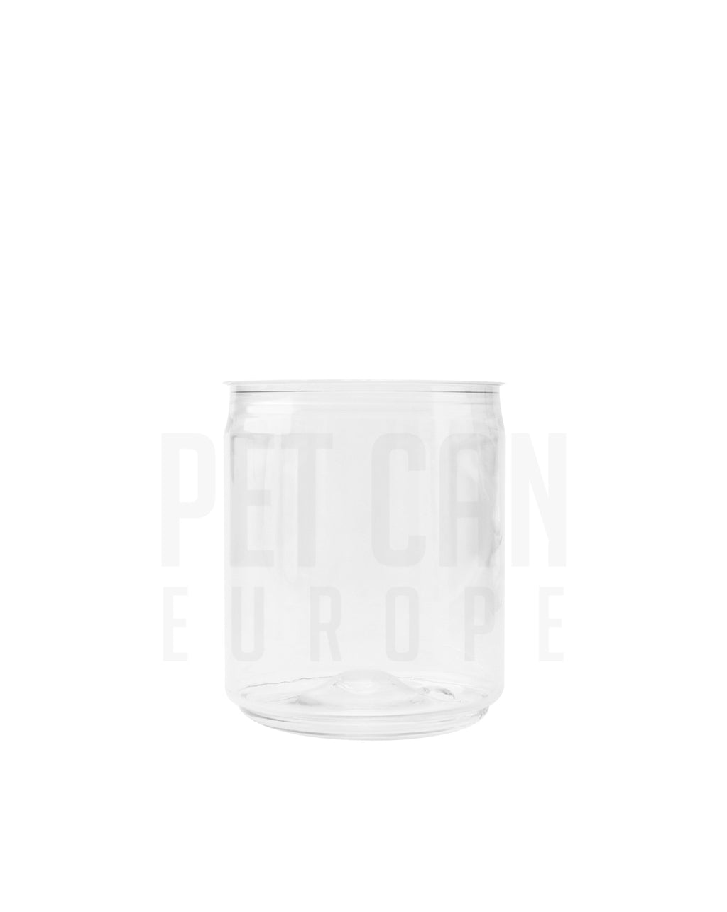 Transparent 150 ml PET can for desserts and drinks
