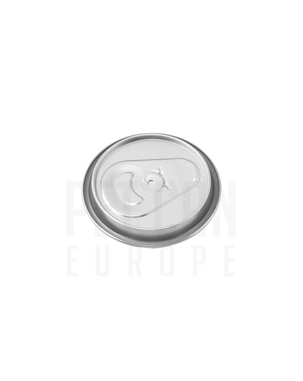 55 mm aluminium ring-pull lid for PET cans, underside