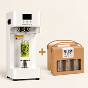 Starter Pack: automatic PET can sealer with a sample box